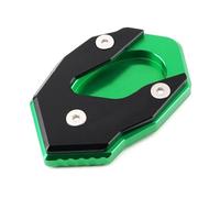 Piastra Cavalletto Laterale Moto Per Kawasaki Per Versys 300 1000 X300 X250 Per Versys300 Per Versys1000 Piede Cavalletto Laterale Estensione Cuscinetto di estensione per cavalletto laterale(Verde)