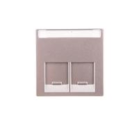 Piastra centrale M System doppia base Merten MTN466560