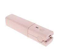 Piastra Chioma Lisci e Ricci USB Type-c, Mini Rosa da Viaggio | Doppia Funzione, Riscaldamento Rapido e Temperatura Costante, Struttura in Plastica e Metallo per Casa e Hotel