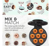 PIASTRA CIALDE PER MINI CIAMBELLE 7 ANTIADERENTE ELETTRICA DOLCI 700W CUCINA