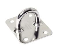 Piastra con anello inox 50x40 mm - 1 PZ - 60.137.33 - 6013733