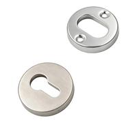 Piastra copertura della rosetta per porta, 802 brushed steel