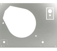 Piastra Copertura Faceplate per Thorens TD145 146 147 160 165 166 Titan Argento