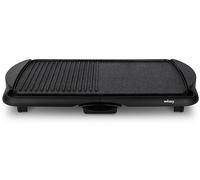 Wasy Sto52 - Piastra Grill Elettrica, Piastra Elettrica Da Tavolo Anti-aderente, Piastra Per Teppanyaki, Superficie Grill Da 52 X 27 Cm, Termostato Regolabile E Vaschetta Raccoglitrice, 2000w