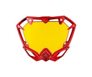 Piastra cromata rossa mini pride racing