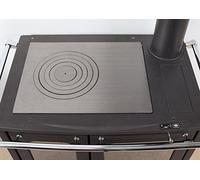 PIASTRA CUCINA A LEGNA IN GHISA CON CERCHI CM 49,5 X 37,5 NORDICA