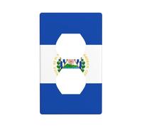Piastra da parete 11,4 x 7 cm WHJSHOP El Salvador modello durevole materiale PC, resistente al calore e allo sbiadimento, facile da pulire, dimensioni standard