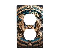 Piastra da parete 11,4 x 7 cm YYHWHJDE Cool Steampunk Gears stampa materiale PC durevole, resistente al calore e allo sbiadimento, facile da pulire, dimensioni standard