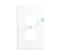 Piastra da parete 11,4 x 7 cm YYHWHJDE orso polare che insegue fiocchi di neve volanti stampe materiale PC durevole, resistente al calore e allo sbiadimento, facile da pulire, dimensioni standard
