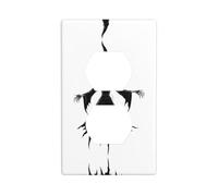 Piastra da parete 11,4 x 7 cm YYHWHJDE The Evil Magic Witch Prints, materiale PC resistente, resistente al calore e allo sbiadimento, facile da pulire, dimensioni standard