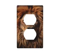 Piastra da parete 11,4 x 7 cm YYHWHJDE The Lion's Gaze Prints, materiale PC resistente, resistente al calore e allo sbiadimento, facile da pulire, dimensioni standard