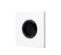 Piastra da parete bianca per presa a muro con cuscinetto adesivo decorativo per cavi organizer per cavi per camera da letto copertura della piastra della presa domestica