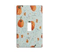 Piastra da parete per interruttore zucca raccolta autunno arancione zucche semplici decorazione autunnale dimensioni standard coperchio piastra termoplastica semplice a dondolo