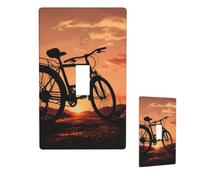 Piastra decorativa da parete per bicicletta da strada, copertura per interruttore della luce, dimensioni standard 4,5 "x 7 cm", piastra di copertura per interruttore elettrico