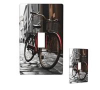 Piastra decorativa da parete per bicicletta da strada, copertura per interruttore della luce, dimensioni standard 4,5 "x 7 cm", piastra di copertura per interruttore elettrico