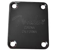 Piastra Del Collo Standard -Nera- STRAT - TELE - Pbass Jbass - Con Logo