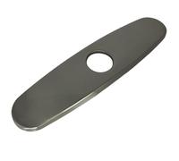 Piastra del ponte del rubinetto da 10 pollici Coperchio foro per il buco del rubinetto moderno e minimalista in acciaio inossidabile per cucina, bagno