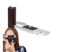 Piastra Di Adattamento A Forma L Per X-E5 | Forniture Leggere Con Impugnatura Di Legno - Piastra Per Fotocamera In Metallo - Per Viaggio, Campeggio, Escursionismo, Passeggiata, Ciclismo, Guida, Nuoto,