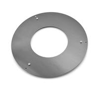 Piastra di Adattamento in Acciaio Inossidabile per la griglia del Grill.Com Riduce Il Foro del Fuoco da 35 cm a 20 cm