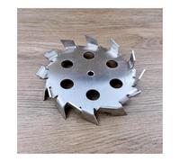 Piastra di agitazione a disco di dispersione rotonda in acciaio inossidabile da laboratorio da 1 pezzo con foro di deviazione for miscelatore(60mm)