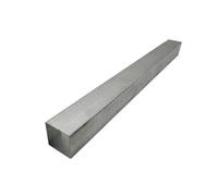 Piastra di alluminio a barre piatte, Blocco di barre piatte quadrate in lega di alluminio 6061 T6 lavorato CNC, dimensioni multiple, confezione da 10(25x25x200mm 1pc)