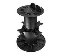 Piastra di appoggio per Pavimenti sopraelevati Piede di Supporto Esterno terrazza Piedino di livellamento per WPC Legno Pietra sottostruttura Balcone terrazzo Altezza Regolabile 170-270 mm 18 Pezzi