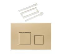 Piastra di attuatore a doppio scarico for WC UP300 UP720 UP320 Piastra di ricambio for cassetta WC con doppio scarico, pulsanti quadrati(BS-Matt Gold)