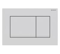 Geberit Sigma20 plaques de déclenchement, pour rinçage à 2 quantités, rectangulaire, 115.883.01.1, 115.883.01.1, Colorazione: laccato opaco bianco, rivestimento facile da pulire / bianco