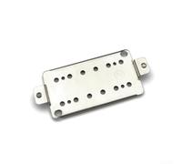 Piastra di base in lega di rame argentato per pickup Humbucker con due aste regolabili e viti M2.5, adatta per posizioni del collo o del ponte su chitarre con scelta di spaziatura da 50 mm e 52 mm