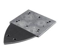 Piastra di base per carta abrasiva delta e oscillante a strappo triangolare