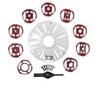 PIASTRA DI BASE PER fresatrice verticale e set copia Anelli