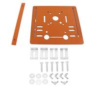 Piastra di base per macchina taglio Guida per circolare Scheda inferiore Tavolo Piastra di inserimento Progetti di lavorazione del legno 28x25 cm