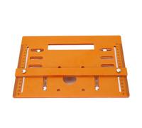 Piastra di base per macchina taglio Lavorazione del legno circolare Bordo inferiore Punzonatura universale Plastica di ingegneria Forte supporto durevole Taglio obliquo per