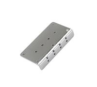 Piastra di base per ponte per chitarra in ferro a 4 corde Elaborato resistente all'usura accessorio di ricambio stabile universale basso parti fai da te