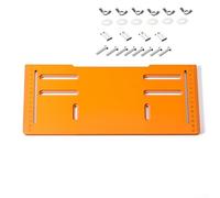 Piastra di base per sega circolare per utensili per la lavorazione del legno, con materiale in resina fenolica e design con bordo forato, fornisce stabilità e posizionamento accurato per più macchine