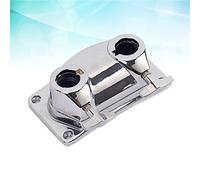 Piastra di base per tamburo a doppio foro in metallo resistente, staffa di