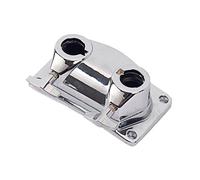 Piastra di base per tamburo a doppio foro in metallo resistente, staffa di