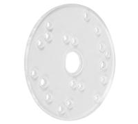 Piastra di Base Router Universale, Kit Piastra di Base in Router in Acrilico con Viti di Centraggio a Pin