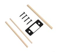 Piastra di bloccaggio per bulloni di sicurezza, foro grande per risolvere problemi, robusto acciaio inossidabile per una maggiore sicurezza (1 pezzo, nero)