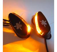 Piastra Di Blocco Specchio Nero LED Per 00-08 Yamaha R1 Yzf-R1 Yzfr1