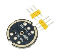 Piastra di collegamento blu con amplificatore regolabile, modulo di collegamento microfono MEMS, amplificatore modulo microfono con interfaccia I2S, modulo connettore microfono per uscita digitale