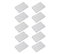 Piastra di coltura tissutale 96 piastra di coltura di crescita delle cellule di polistirene ben trasparente con coperchio di plastica per la ricerca biologica di laboratorio 10pcs (Fondo a forma di
