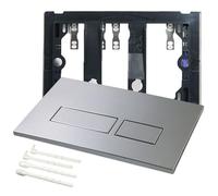 Piastra di comando per risciacquo a 2 quantità, compatibile con Geberit Sigma10 Sigma20 Sigma21 Sigma30 Sigma50 Sigma60 UP320 UP300 doppia piastra di azionamento WC cassetta di ricambio