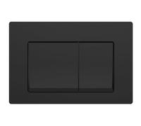 Piastra di comando per WC AquaUno Flow, 24,5 x 16,5 cm, nero