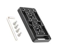Piastra di commutazione per DSLR Cage Railblocks Coda di rondine Piastra di base Formaggio Camera Mount Formaggio Lega di Alluminio Fotografia Mount