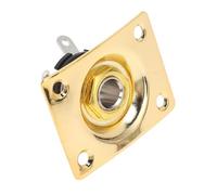 Piastra di Connessione di Uscita, Installazione Facile Portatile Buona compatibilità per la Chitarra Robusta per Pratica (GOLD)