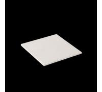 Piastra di conservazione in corindone allumina al 99% - Vassoio in ceramica AL2O3 resistente al calore for uso industriale e di laboratorio(105 * 105 * 4 Smooth on six sides)