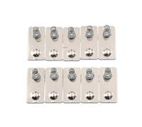 Piastra di contatto a molla di conversione positivo-negativo per batterie AA da 10 pezzi