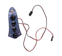 Piastra di Controllo a Pieno Carico, Connettore dell'effettore dello Strumento Installazione Rapida Buon Controllo del Suono con Cablaggio per Jazz Bass