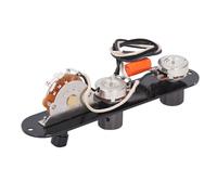 Piastra di controllo della chitarra caricata Gavigin Black Preaw un interruttore a 3 vie a 3 vie Plate di controllo della chitarra elettrica per ricambio di parti di chitarra